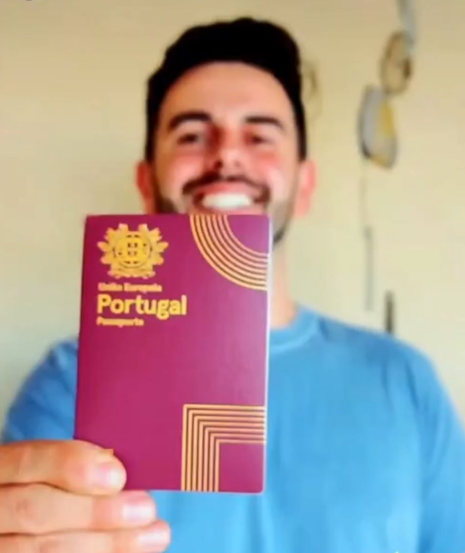 Chegou meu passaporte!